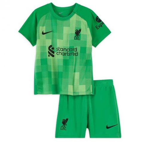 Maillot Liverpool Enfant Gardien 2021-22 green