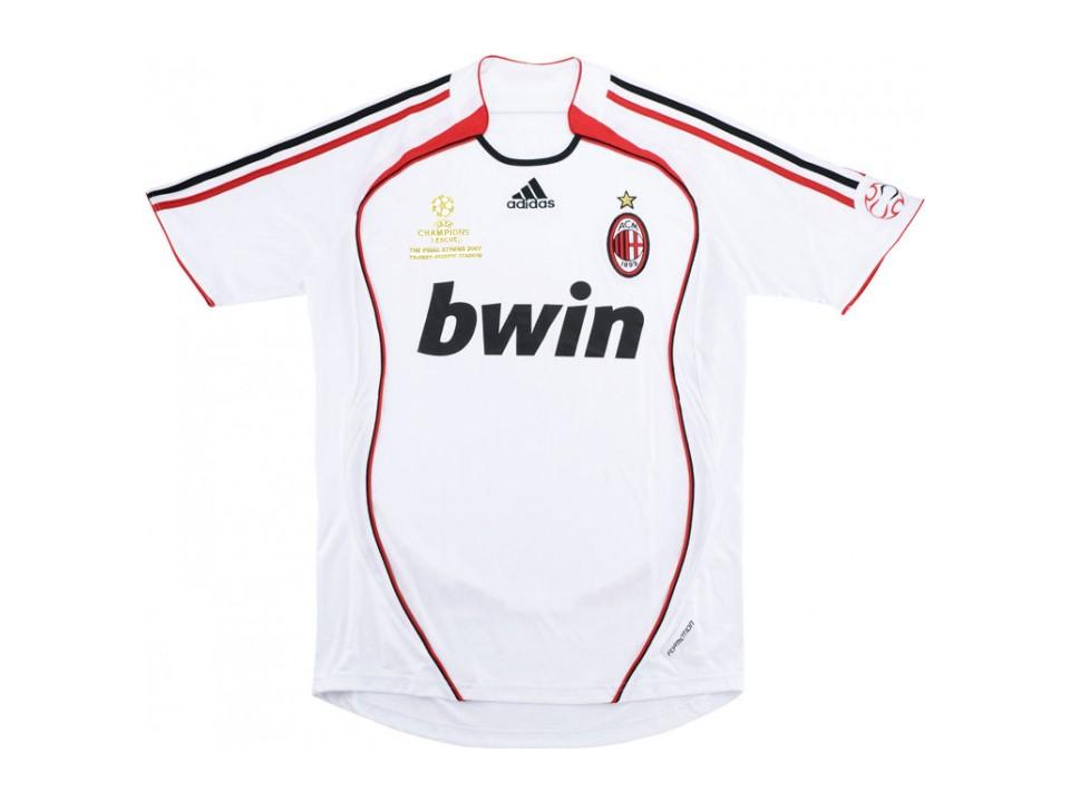 Ac Milan 2006 2007 Final Away Football Shirt Soccer Jersey