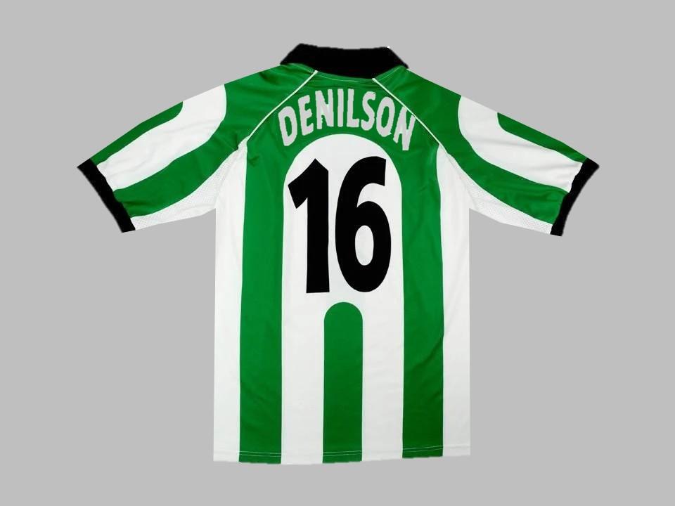 Betis 1998 1999 Denilson 16 Home Shirt