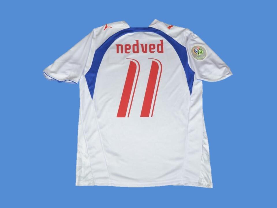 Czech Republic World Cup Nedved 11 Away Jersey