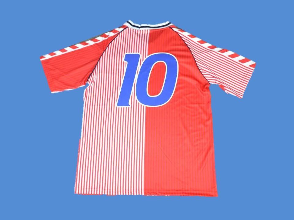 Denmark 1986 Number 10 Home Jersey