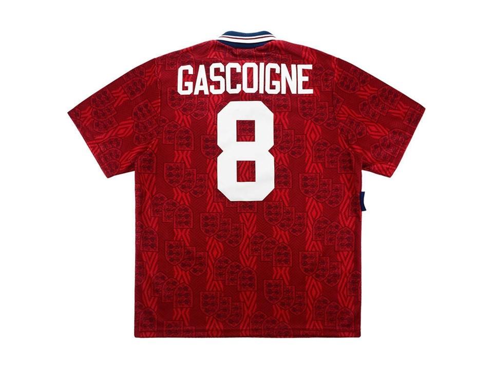 England 1994 Gascoigne 8 Away Jersey