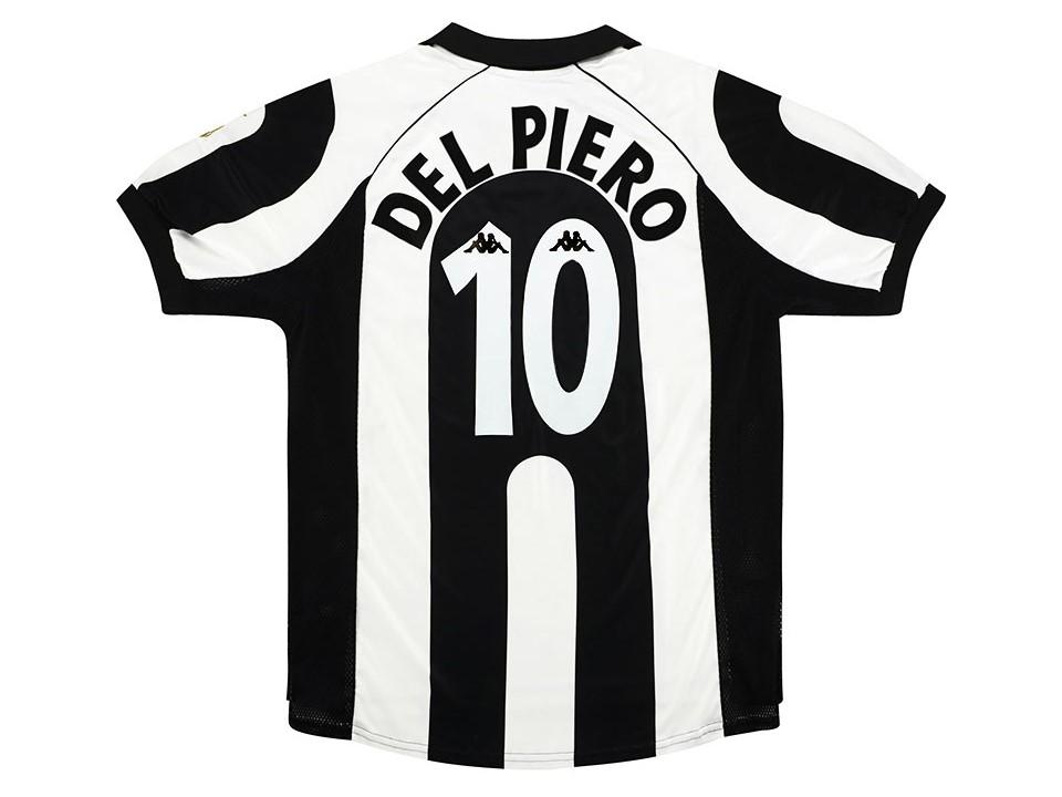 Juventus 1997 1998 Del Piero 10 Ucl Home Football Shirt Soccer Jersey