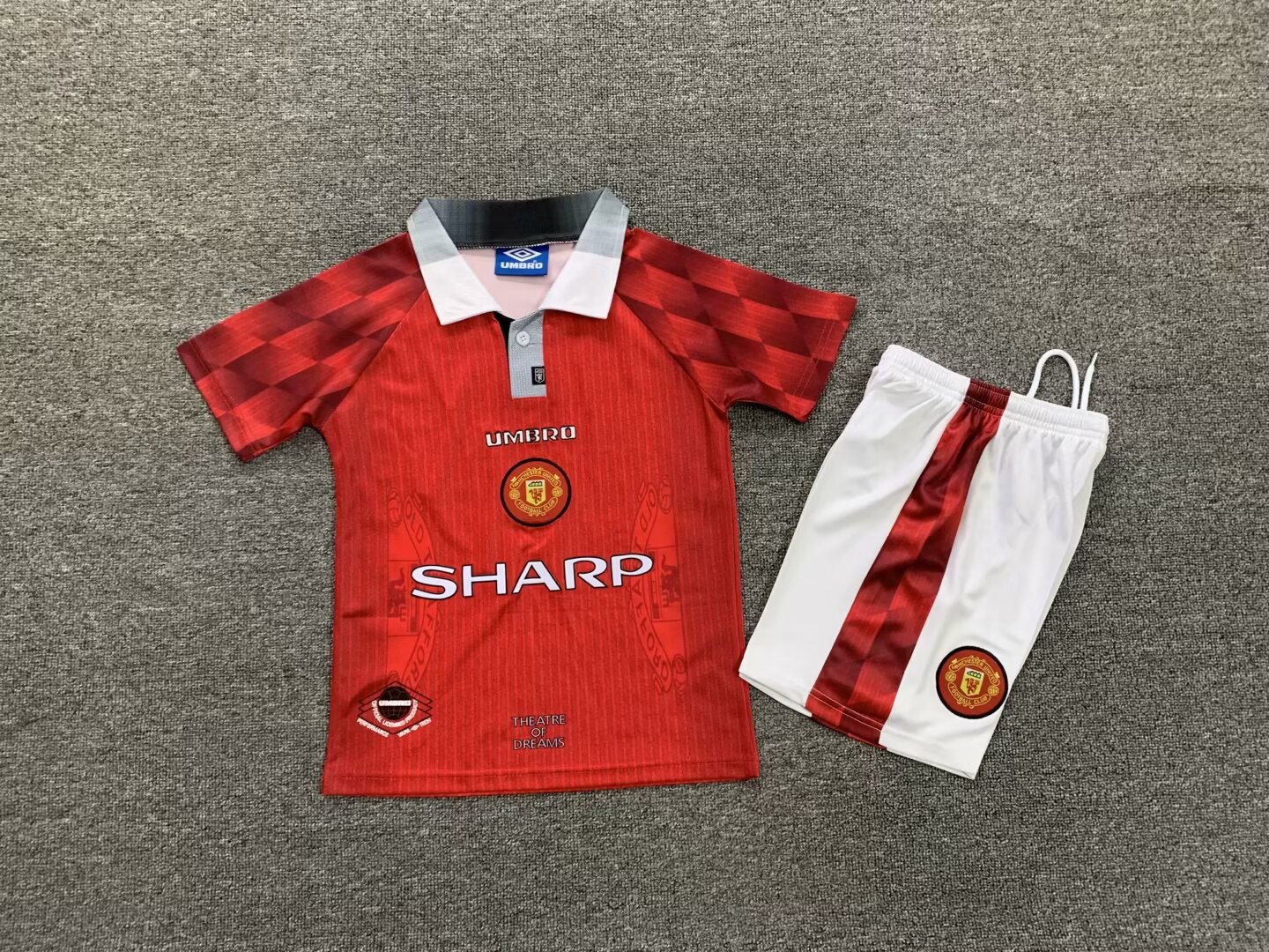 Manchester United Enfants Maillots Domicile 1996-1998