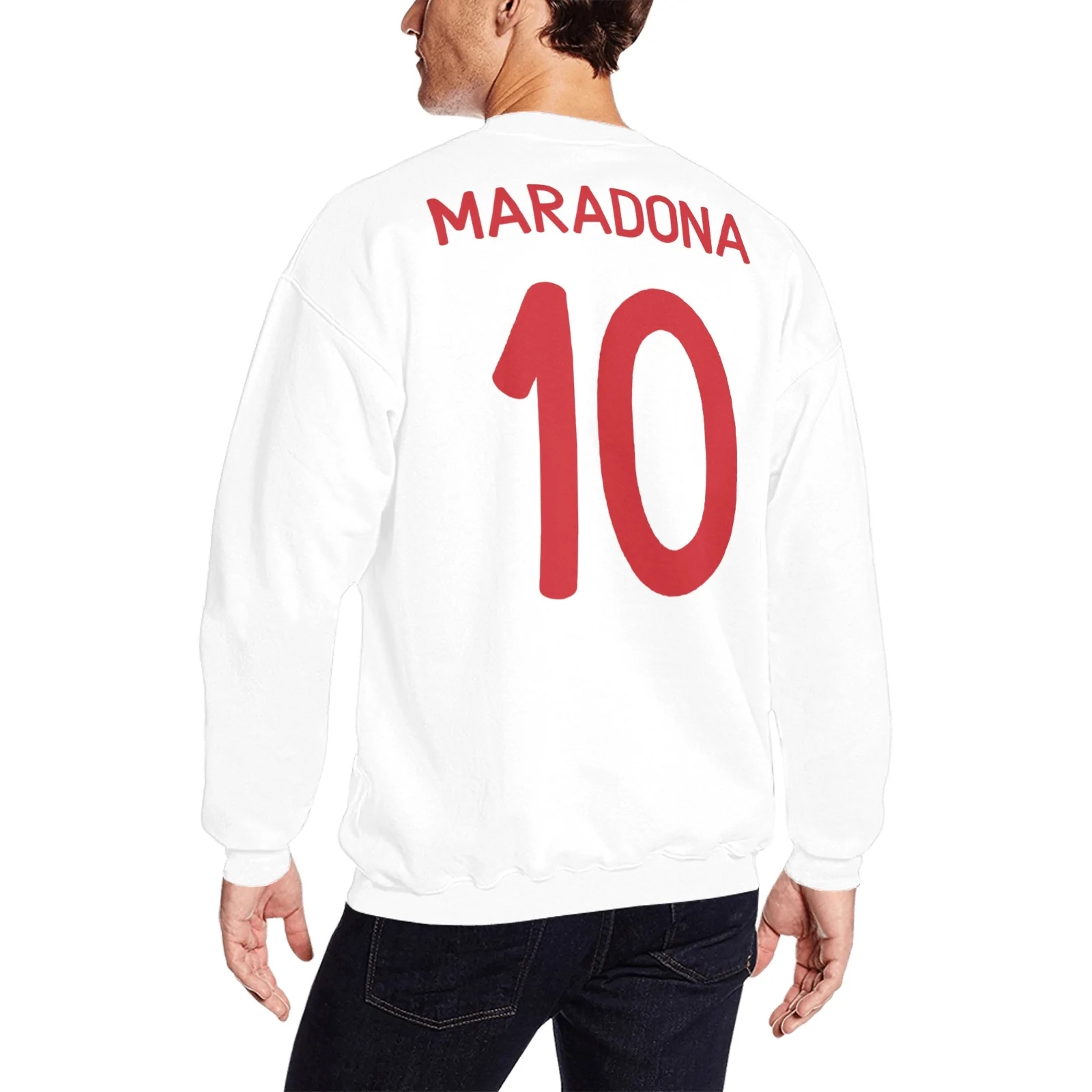Napoli 1987 1988 Maradona 10 Away Shirt Long Sleeve