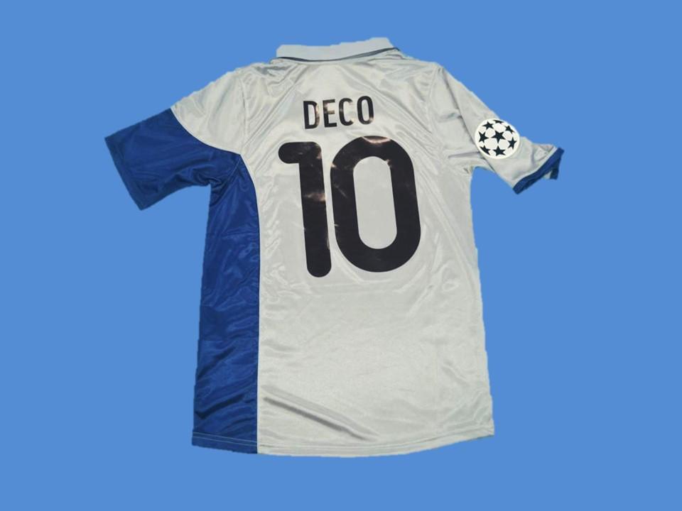 Porto 2001 Away Jersey Deco 10 Champions League