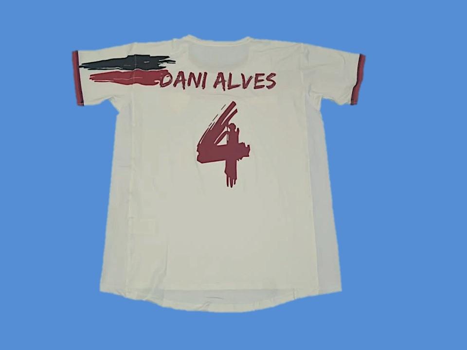 Sevilla 2006 2007 Dani Alves 4 Home Jersey