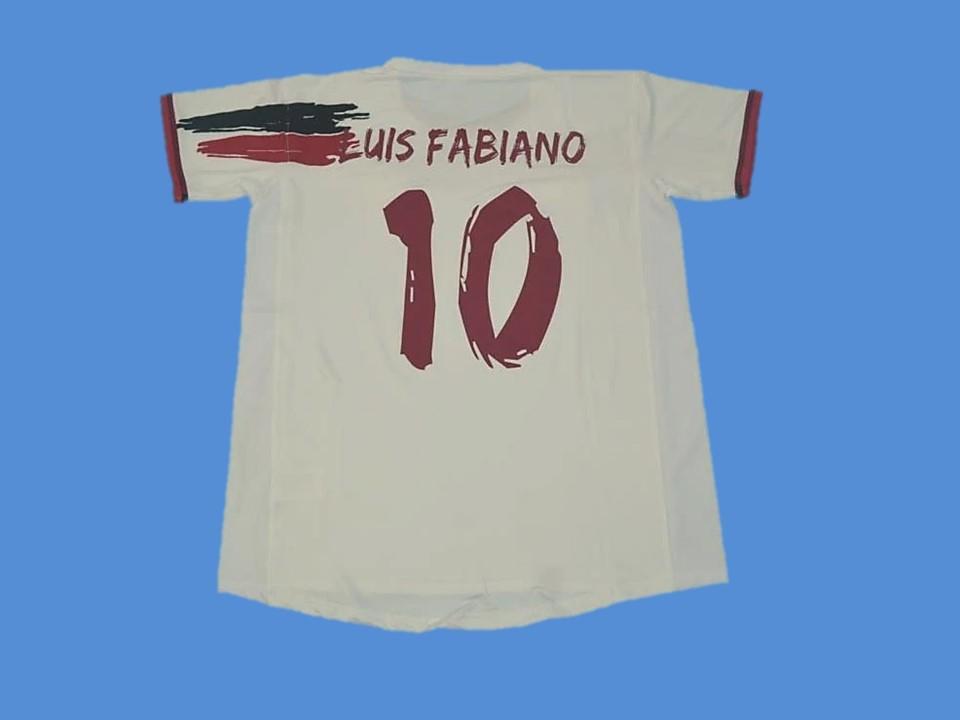 Sevilla 2006 2007 Luis Fabiano 10 Home Jersey