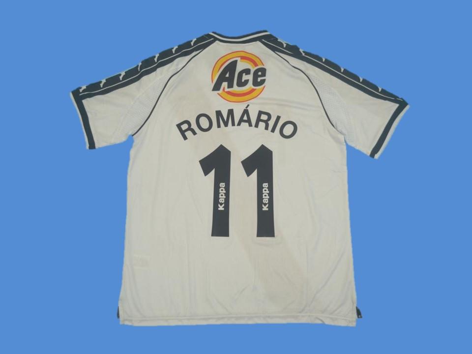 Vasco Da Gama 2000 2001 Romario 11 White Jersey